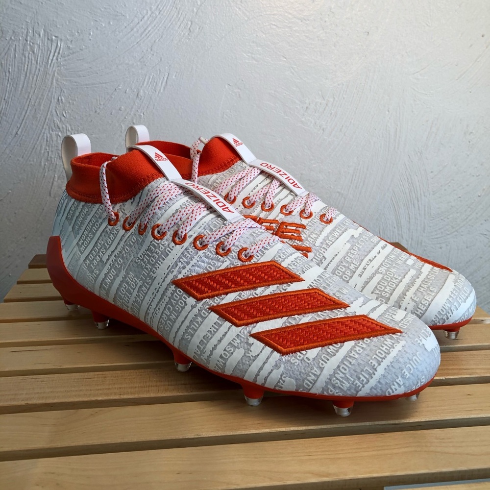 adidas Adizero 8.0 "Three Stripe Life" Football Cleats EE7452 Size 10 NEW